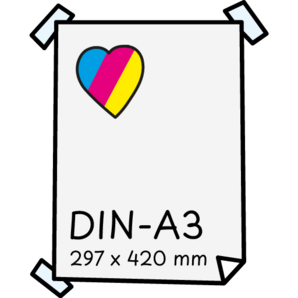 Plakate DIN-A3 Hochformat